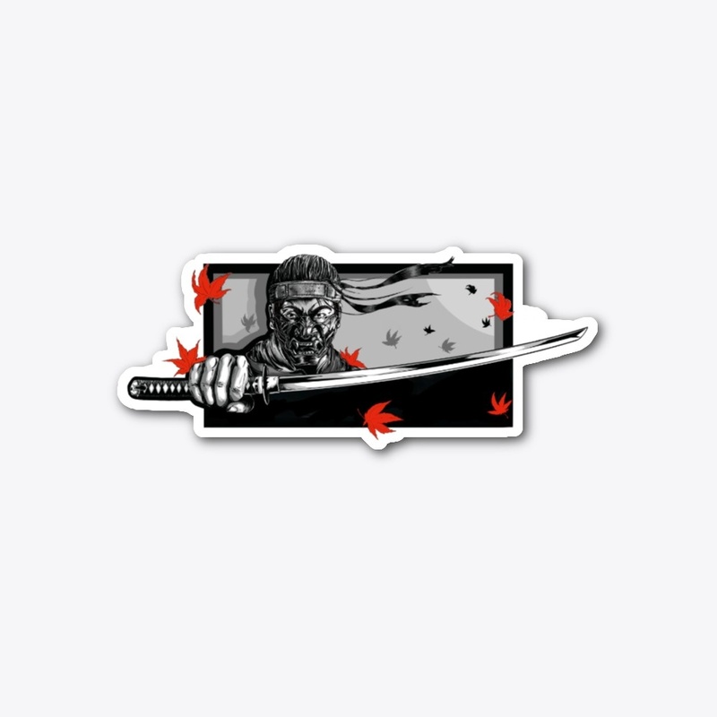 Armored Samurai Mask  and Katana, Honor