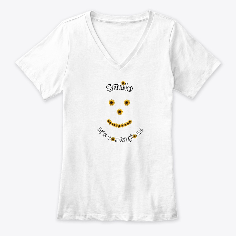 Smile_ It's Contagious/ Sunflower Tee