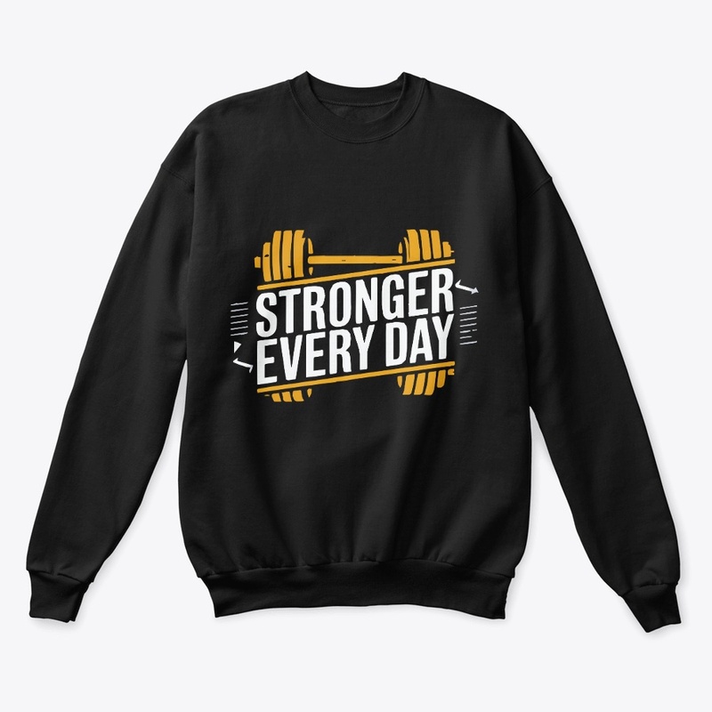 Stronger EveryDay Typography Gym T-Shirt