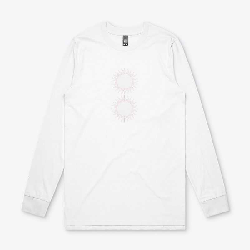 new white clear printed t shirt