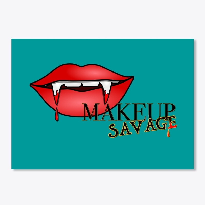 Makeup Savage Halloween Sticker