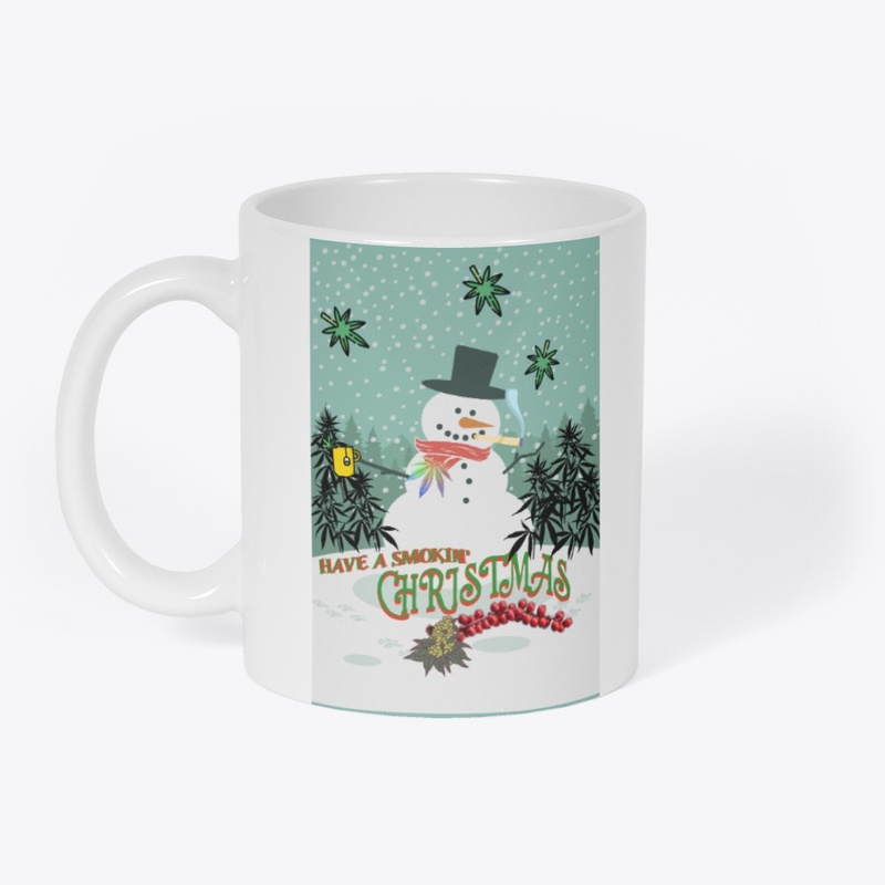 Have a Smokin' Christmas with snowman