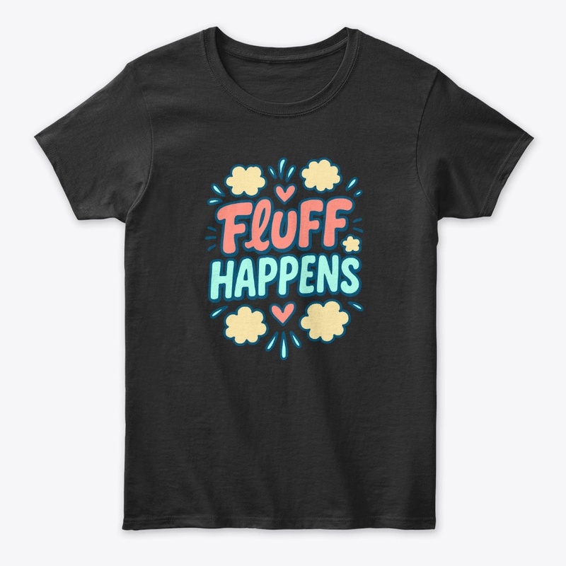 Fluff Happens – Maine Coon Cat Quote Tee