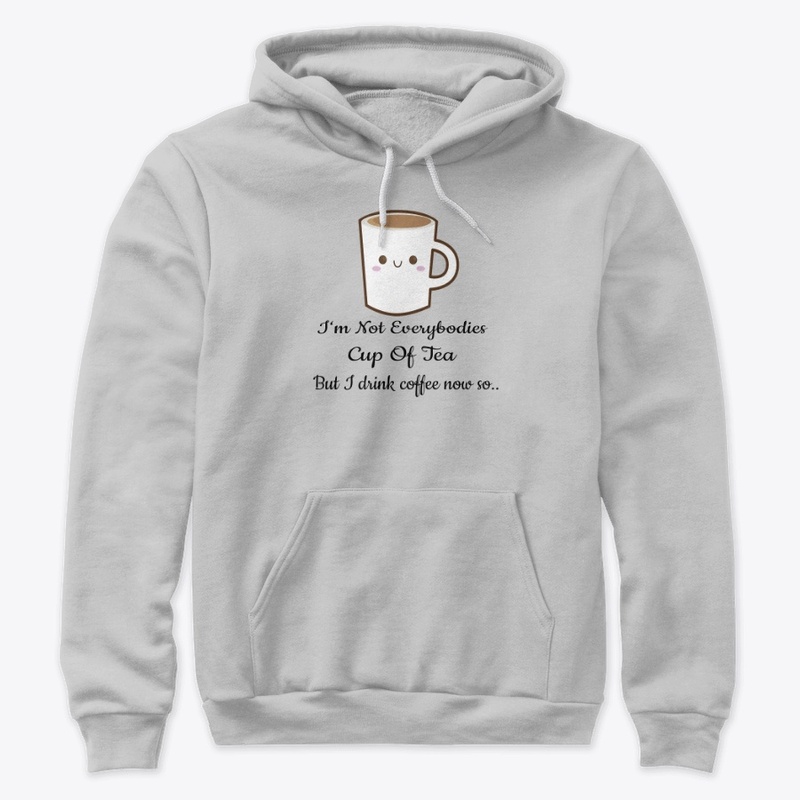  Slogan Tee "But I drink coffee now"