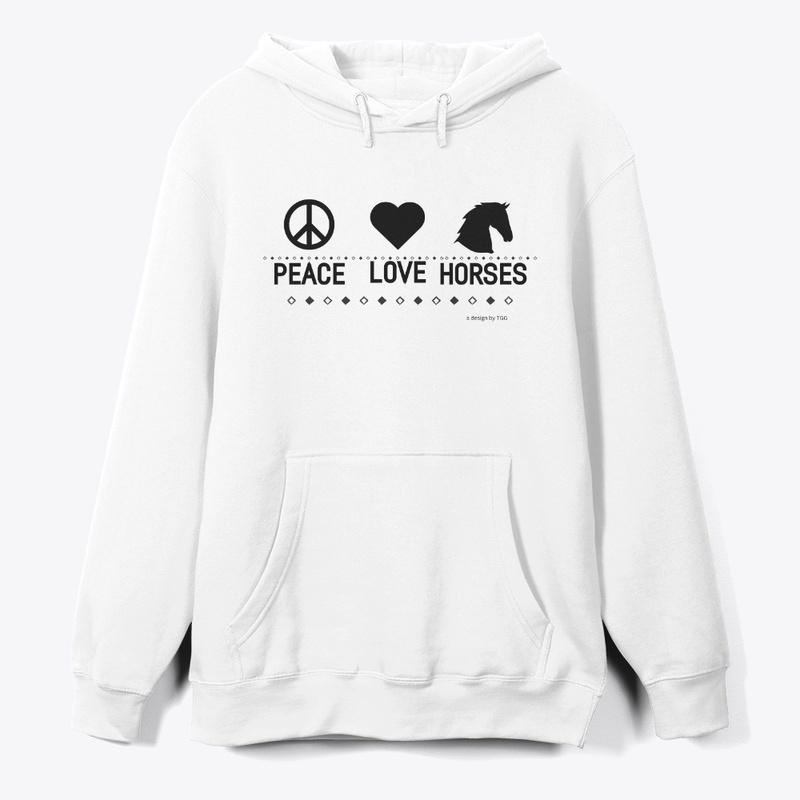 Peace Love Horses (drk)