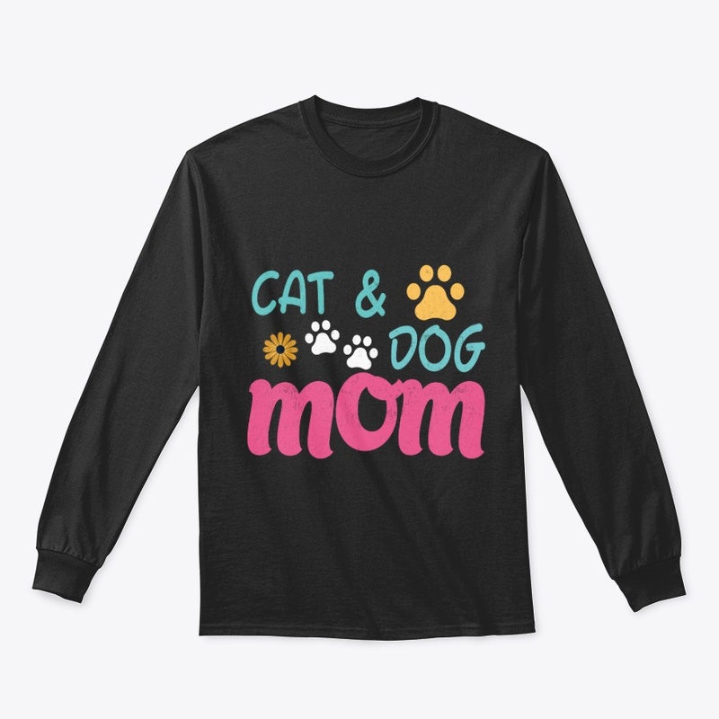 Pet Cat Dog Mom Shirt For Women