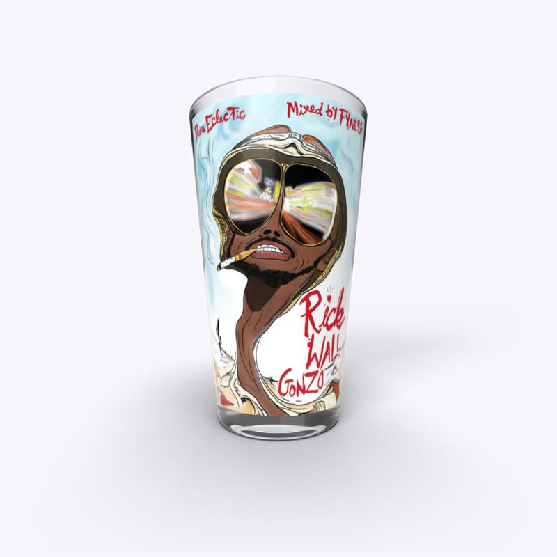 Rick Wall Gonzo Pint Glass 