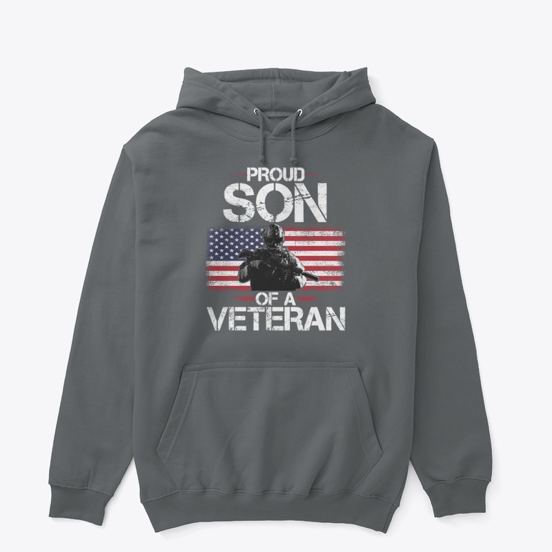 Proud Son of A Veteran USA Flag 