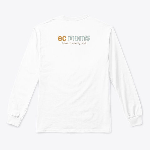 Supporting Moms Shirts White T-Shirt Back
