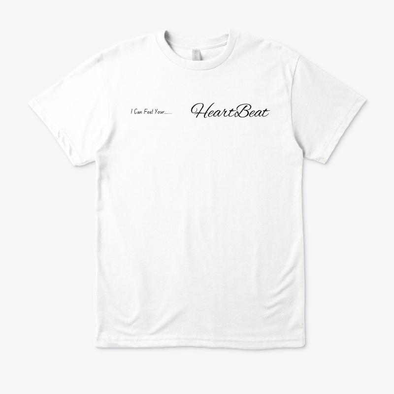 HeartBeat Tshirt White top Hoodie Tee