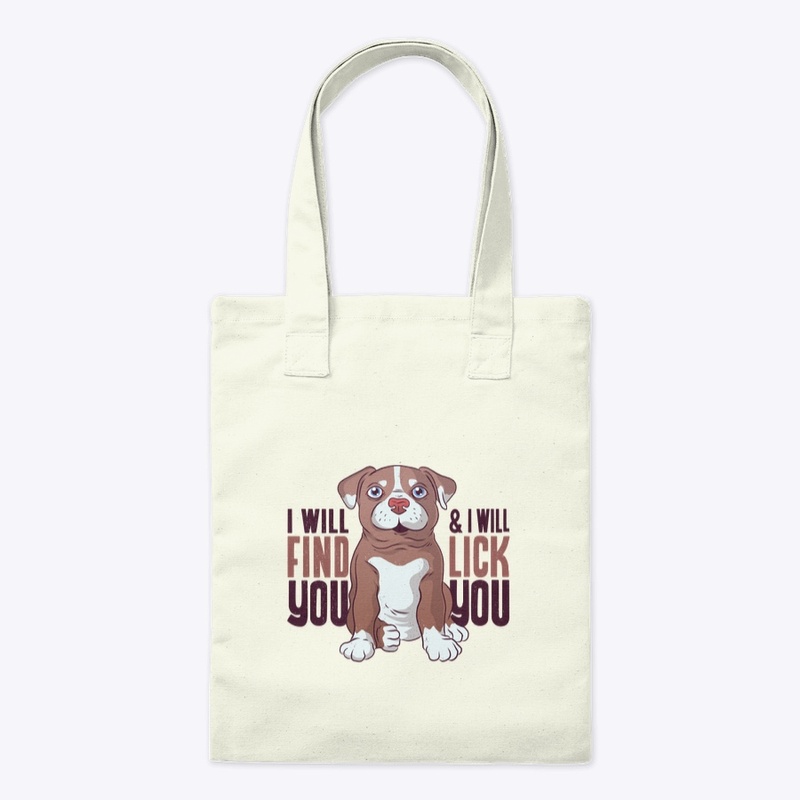cute puppy tote