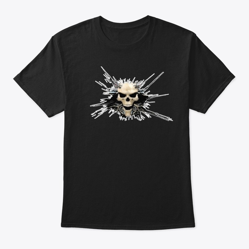 Rebellion Ink Splatter Skull