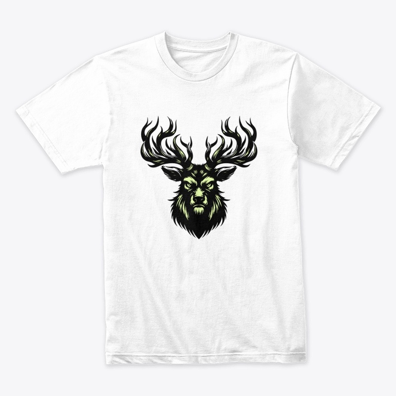 Angry Deer Head Graphic