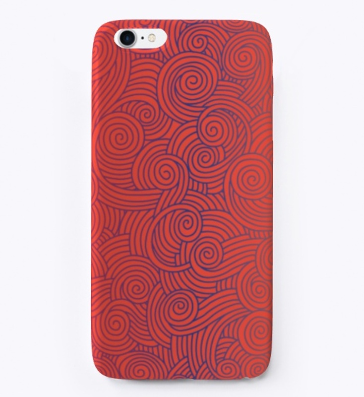 IPhone Case Doodle Swirl