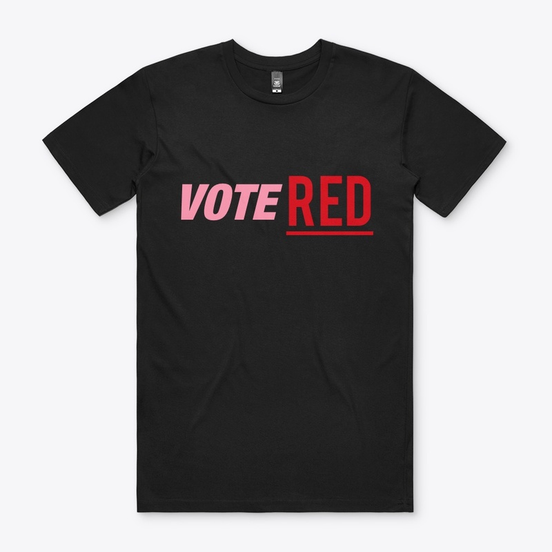 VOTE RED WOMEN'S V-NECK TEE
