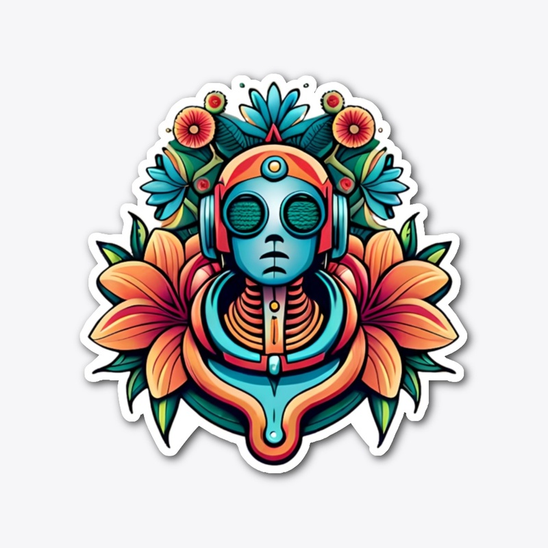 Robot Flower Queen