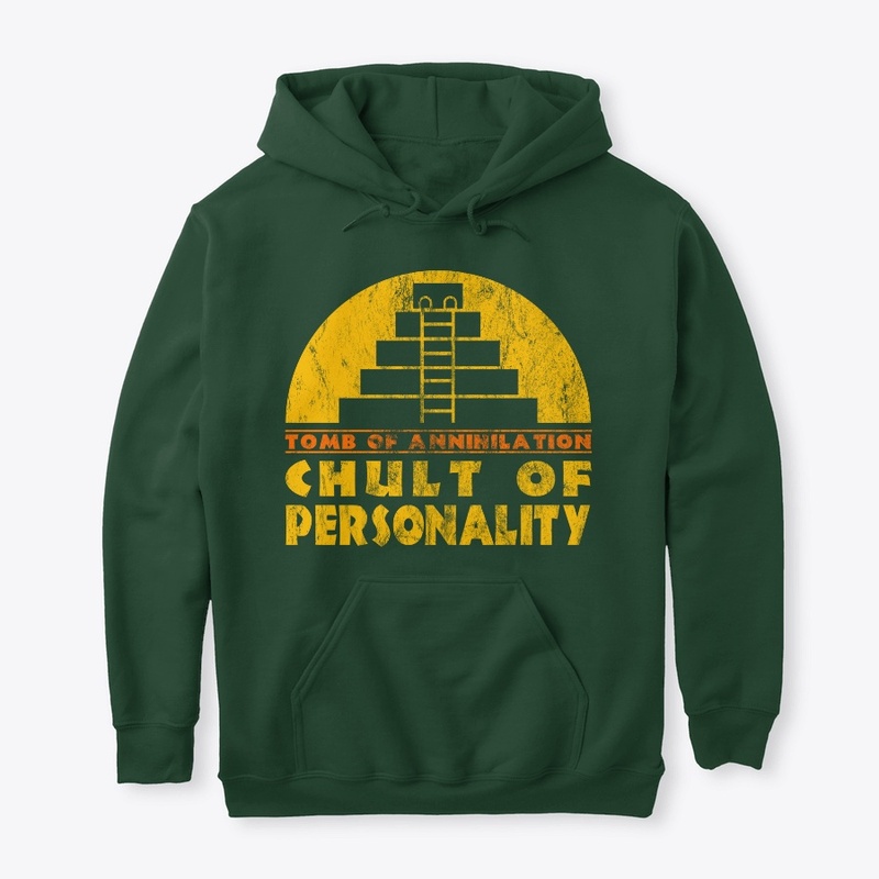 Chult of Personality Distressed Logo