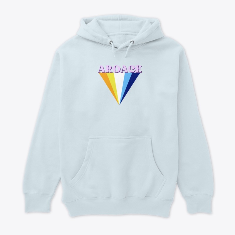 Aroace Pride Flag Triangle - Center