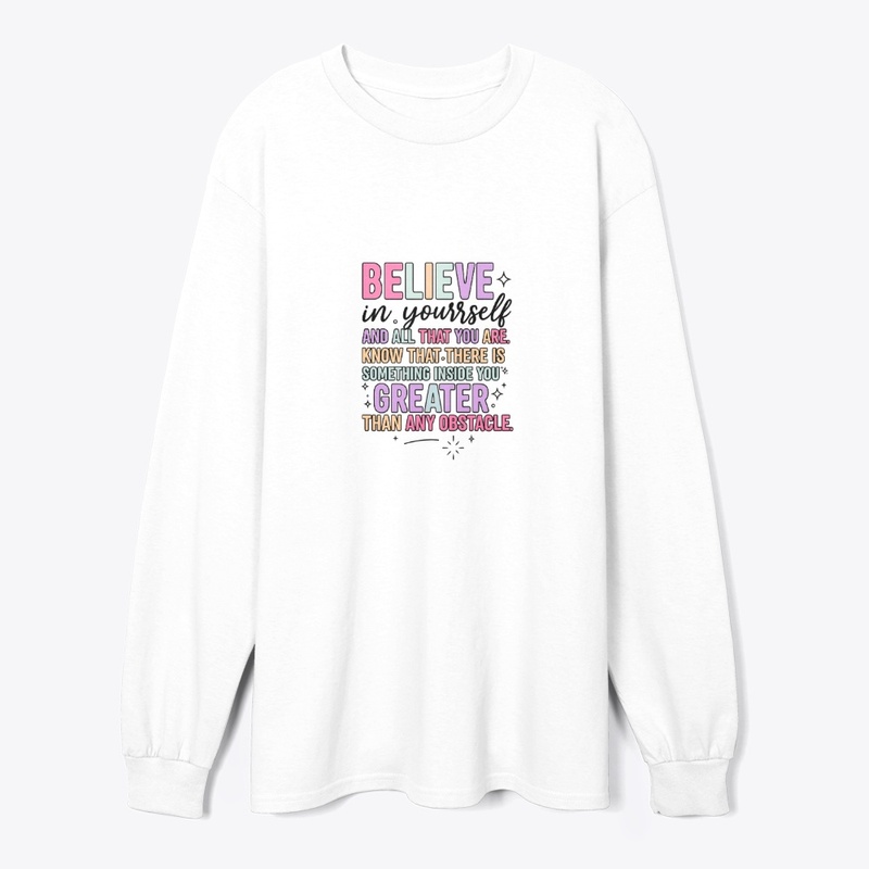 Believe in Yourself Motivational Quote 