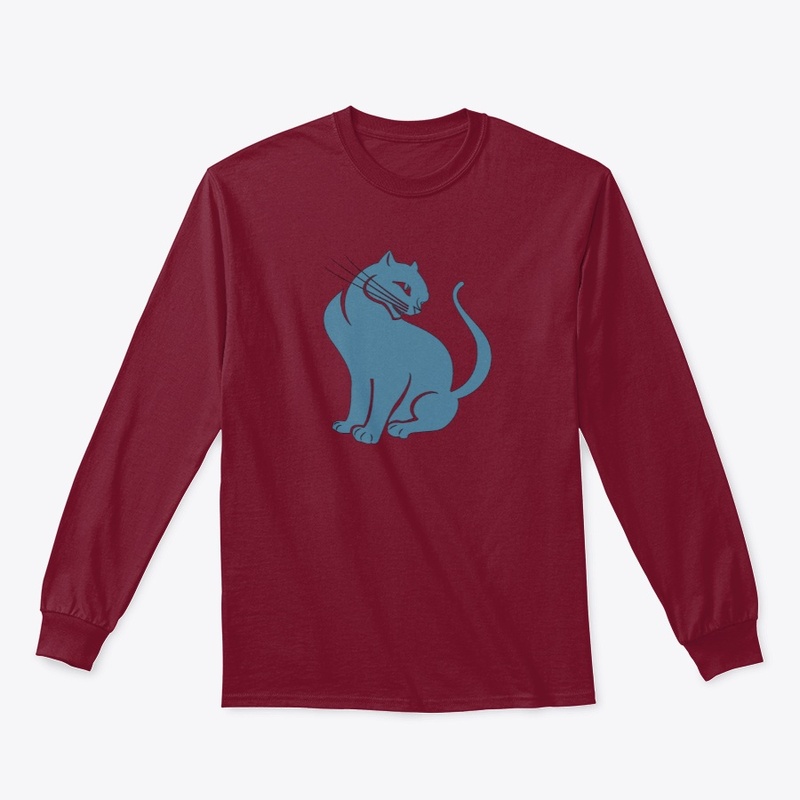 Blue Cat sitting essential T-shirt
