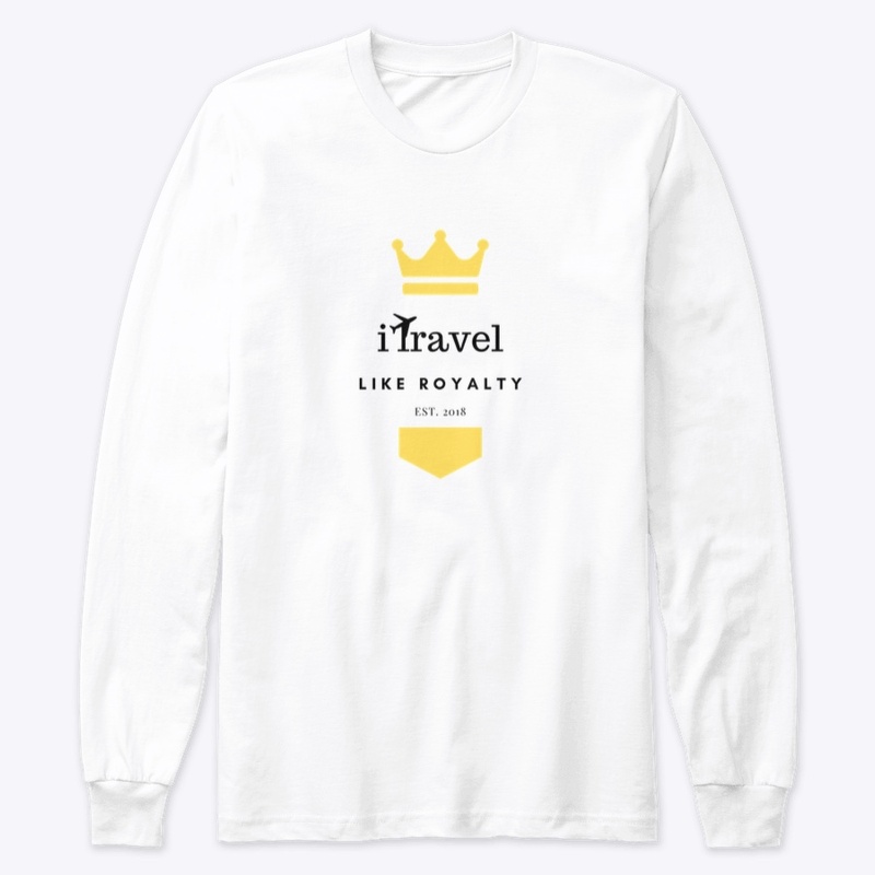 iTravel Like Royalty  Tees - black font