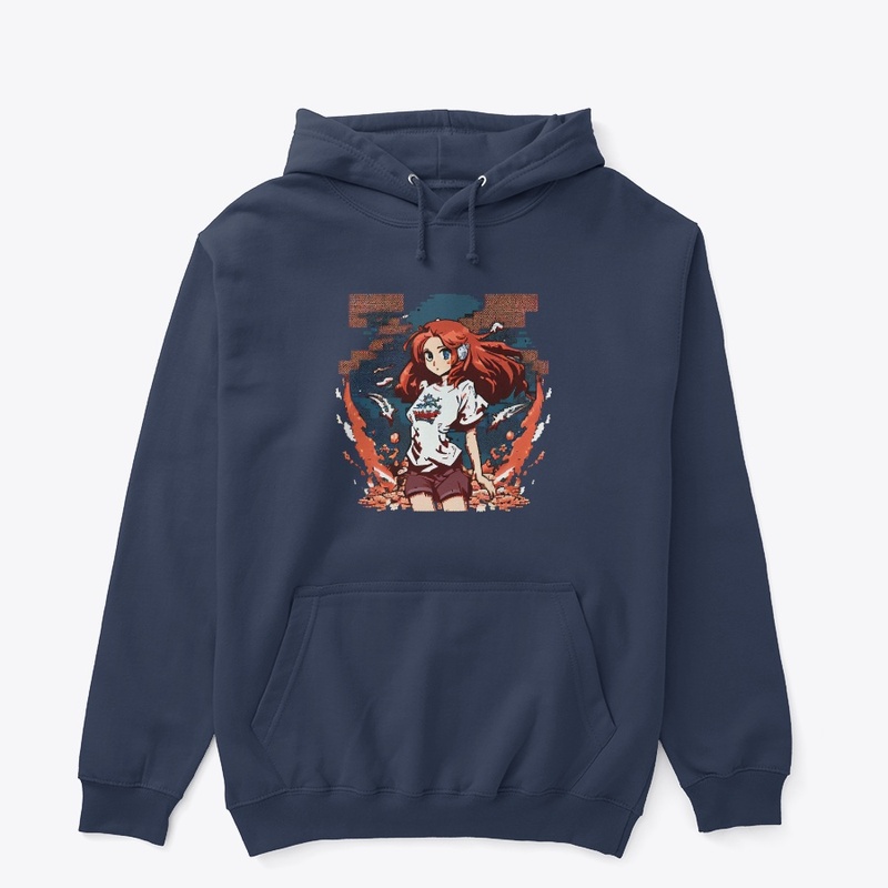  Anime girl redhead