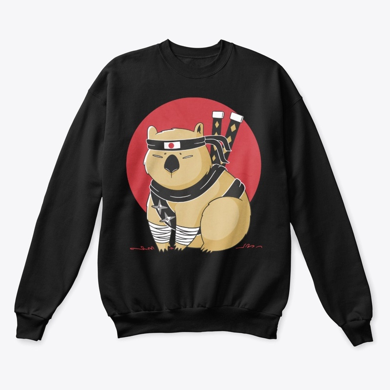 Ninja Wombat, Funny Warrior Animal