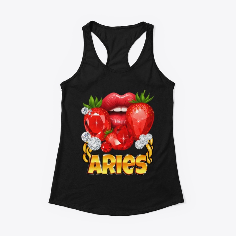 Lips Gold Chain Aries Birthday Gift