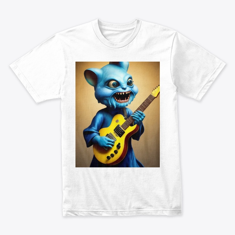 Strange Creature Jamming on Guitar