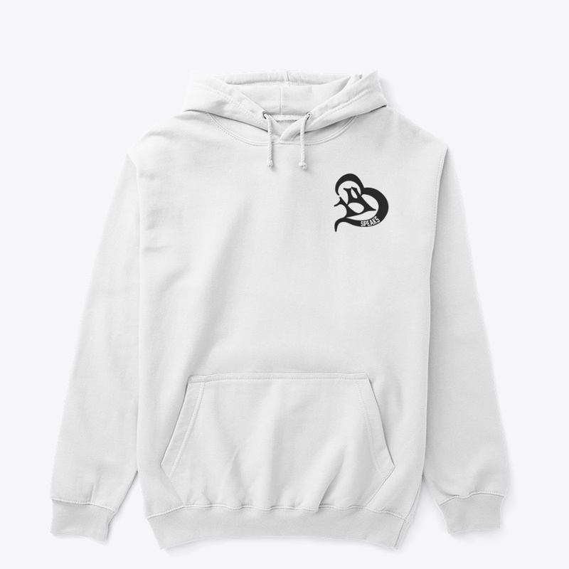143speaks White Hoodie