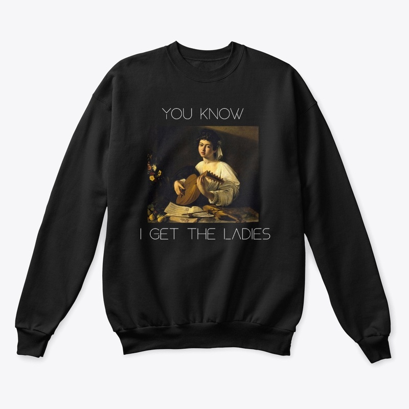 Funny Caravaggio Guitar Player T-shirt