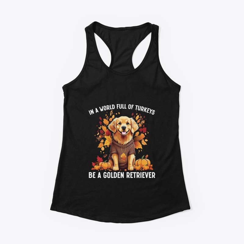 Thanksgiving New Golden Retriever Shirt