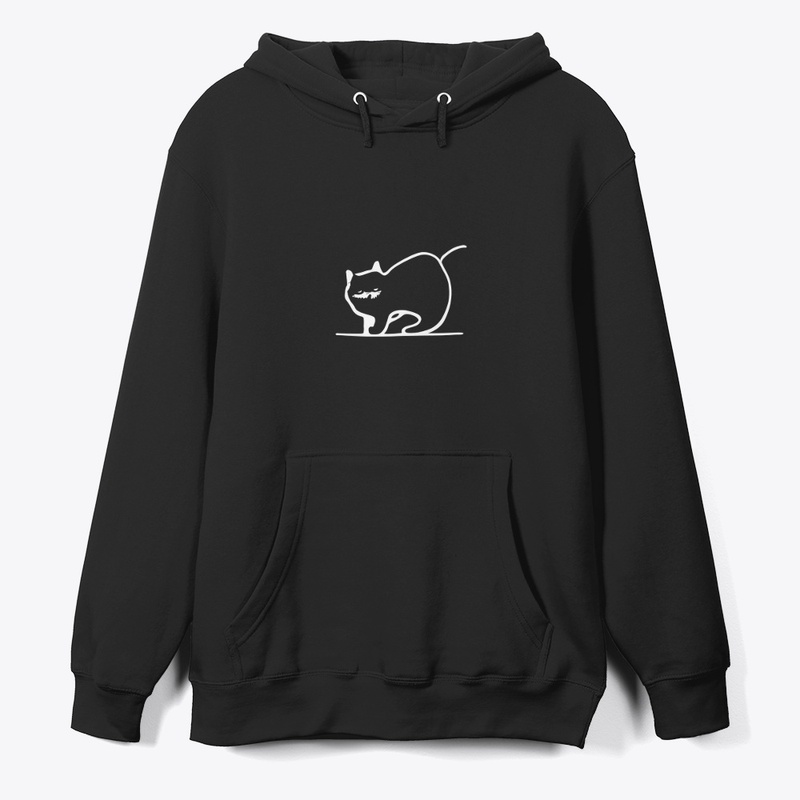 black and white cat