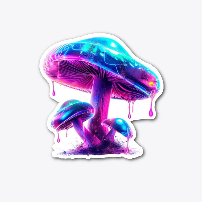 Trippy Psychedelic Mushroom