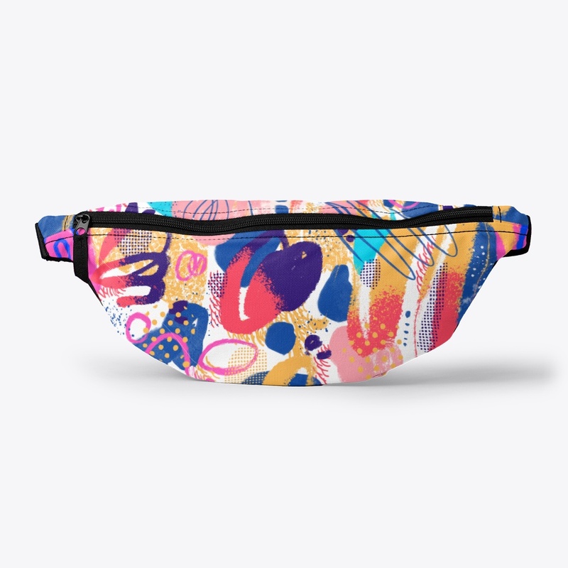fanny pack colorfull