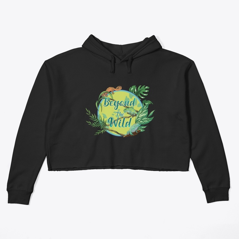 Beyond The Wild Logo Crop Hoodie
