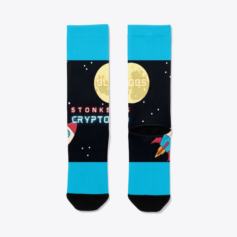 Blob to the Moon Socks soooo cool