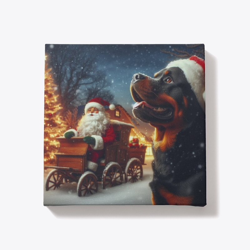 Rottweiler Santa