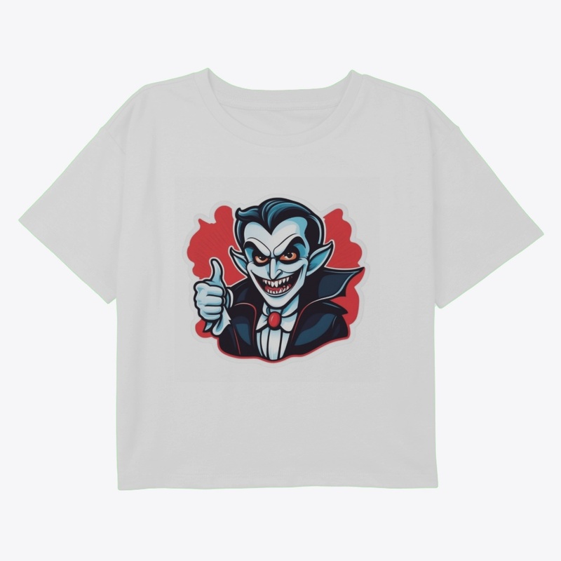 Vampire Villain Cartoon Illustration