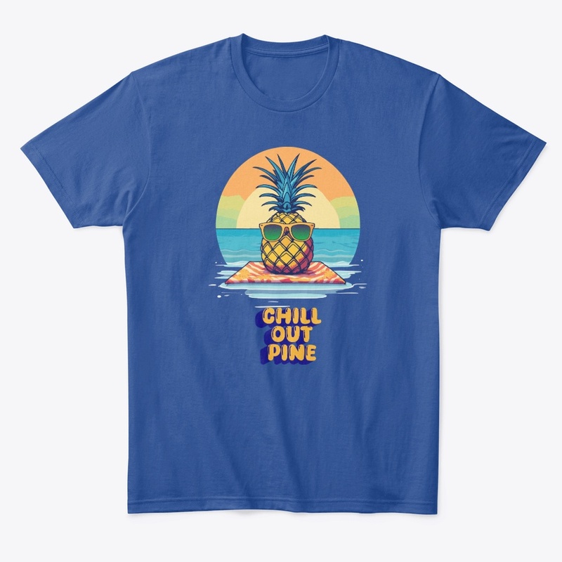 Chill Out Pineapple T-Shirt Print 