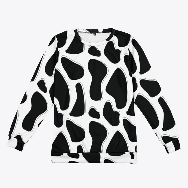  Black&White Abstract Unisex Sweatshirt