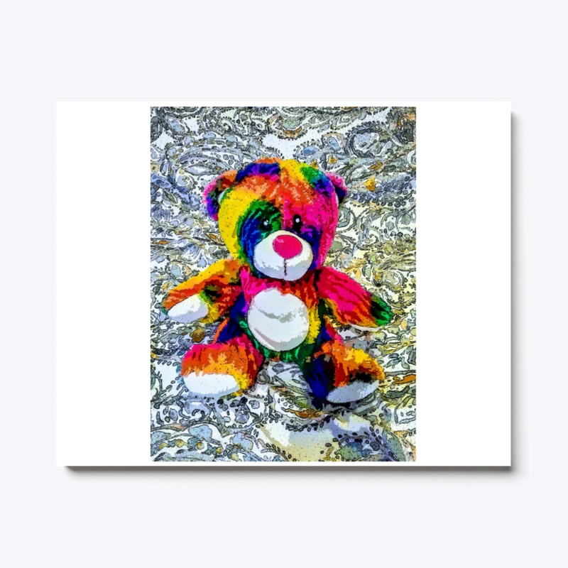 Tye Dye Teddy Bear