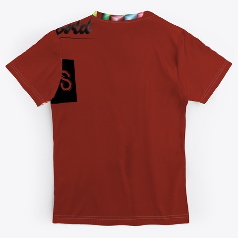 Best Dad Dark Red T-Shirt Back
