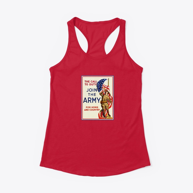 The Call to Duty - Women's Racerback Tank