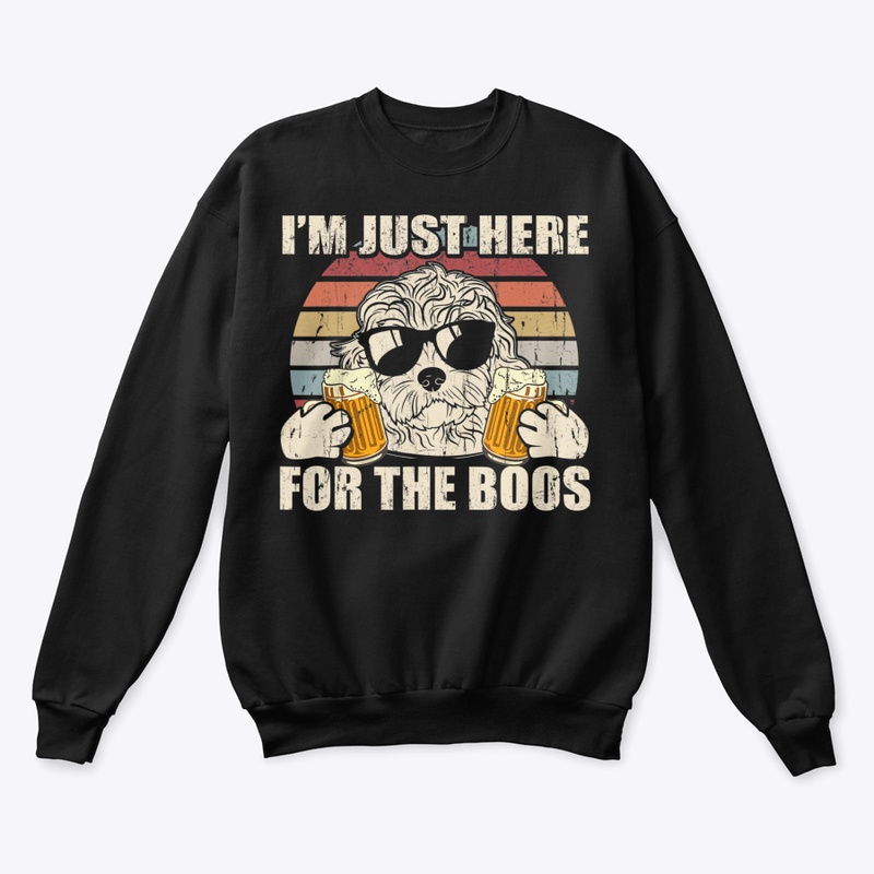 Goldendoodle Drink Beer I'm Just Here Fo