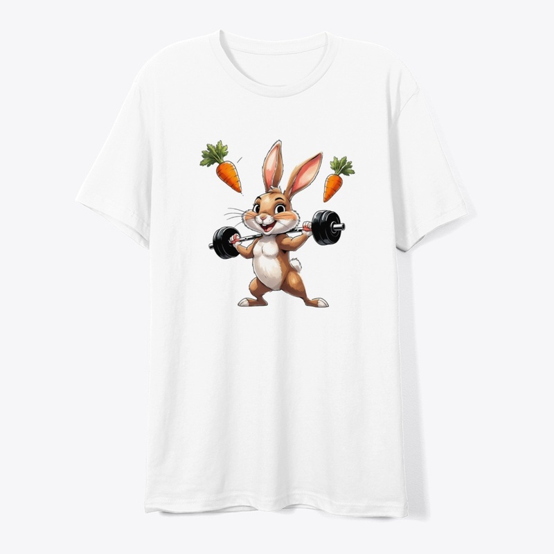 Buff Bunny – Funny Workout Rabbit 