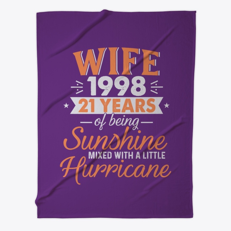 Wife Since 1998, 21 Years Wedding Gifts