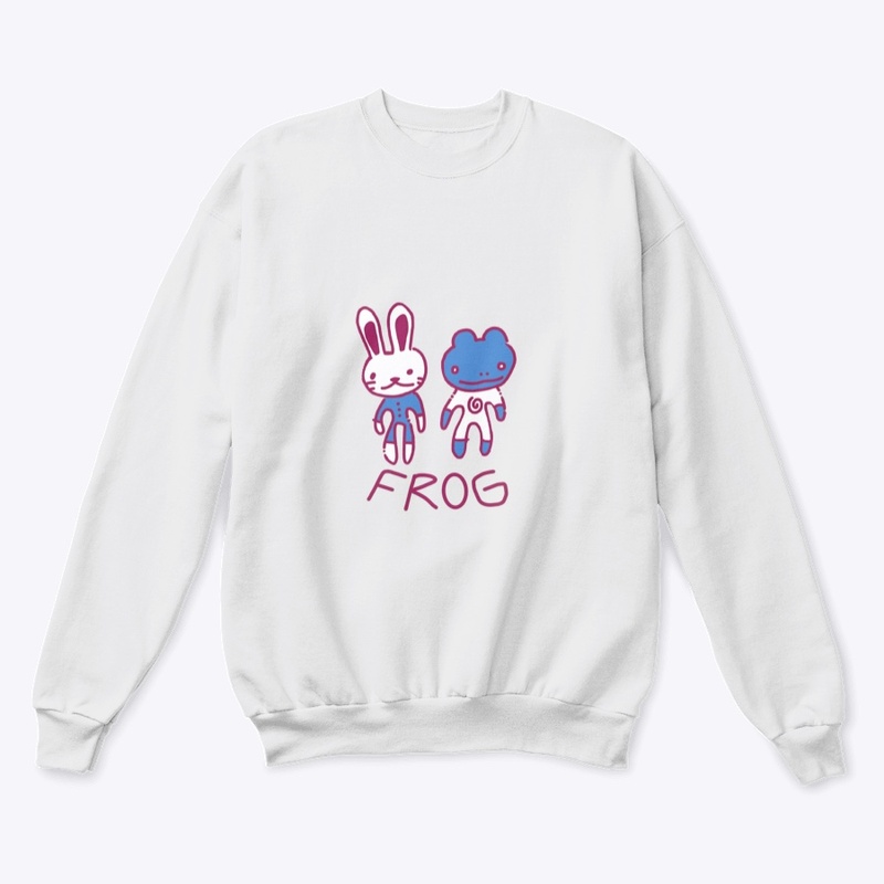 RIBBIT AND RABBIT Red and Blue