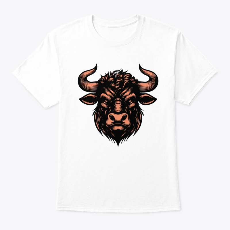 Majestic Angry Cow Head