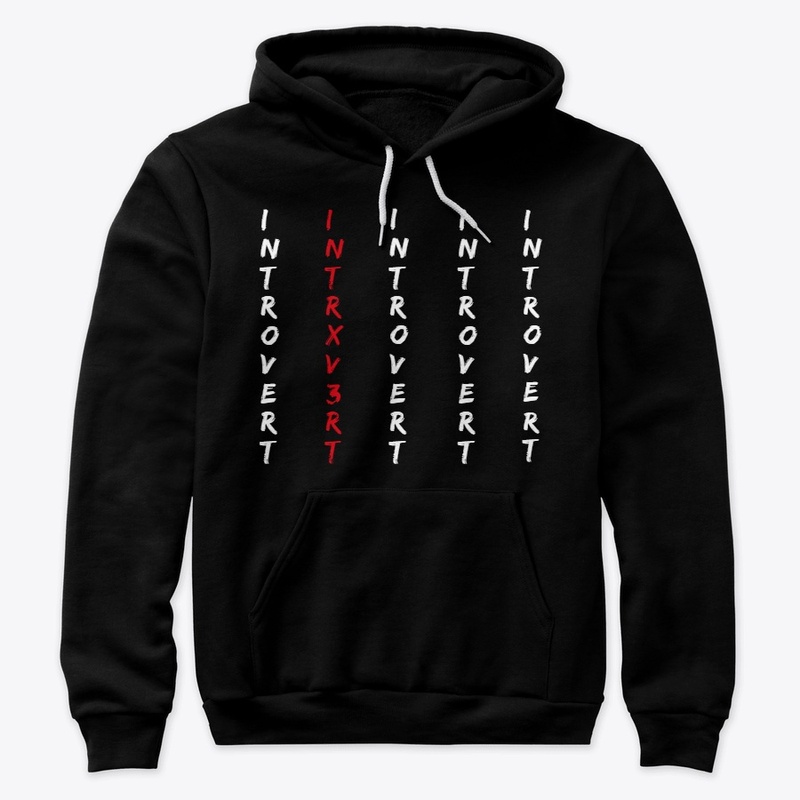 Introvert vertical lettering